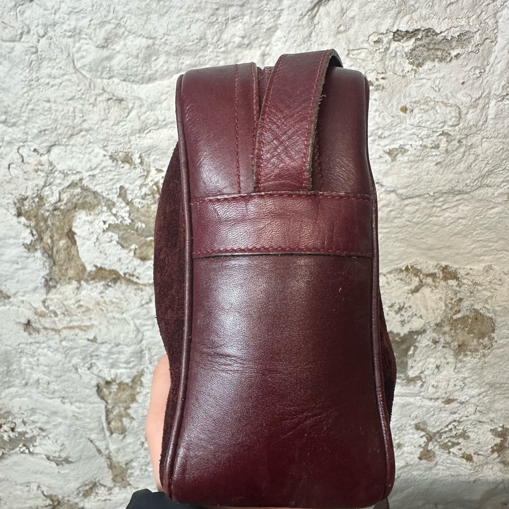 Vintage Celine Suede Monogram Crossbody Bag - Picture 4 of 9